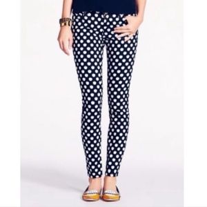 Kate Spade Jeans - Dark denim with white polka dots - stretchy.
